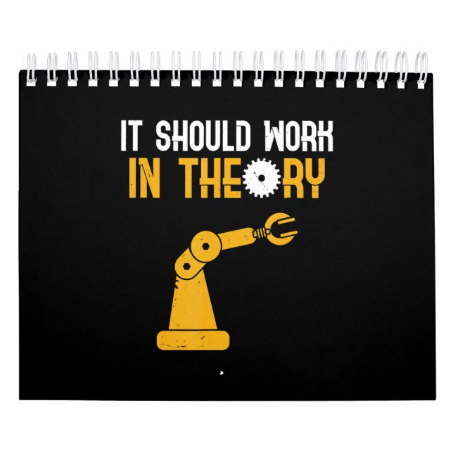 Det borde fungera bra Robotics Älskare Gift Kalender (Omslag)