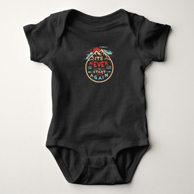 Det börjar aldrig om igen t shirt (Framsida)
