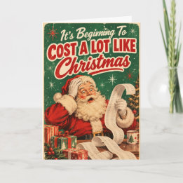 Det börjar kosta en hel del som jul kort