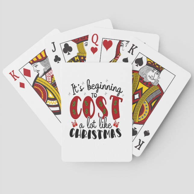 Det börjar kosta mycket som jul casinokort (Baksidan)