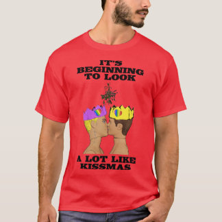 Det börjar se mycket ut som Kissmas Roligt GayQu T Shirt