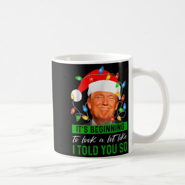 Det börjar se ut som att jag sa till dig så sant kaffemugg (Höger)