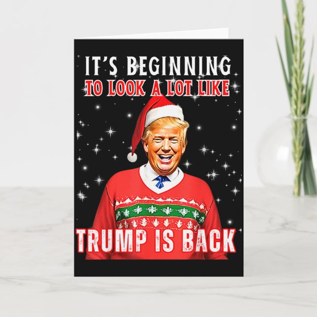 Det börjar se ut som att Trump är tillbaka Kort (Framsida)