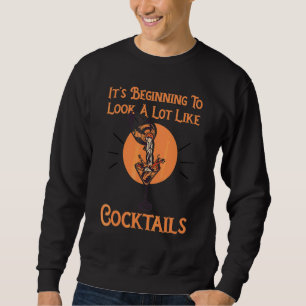 Det börjar se ut som cocktails Chris Lång Ärmad Tröja