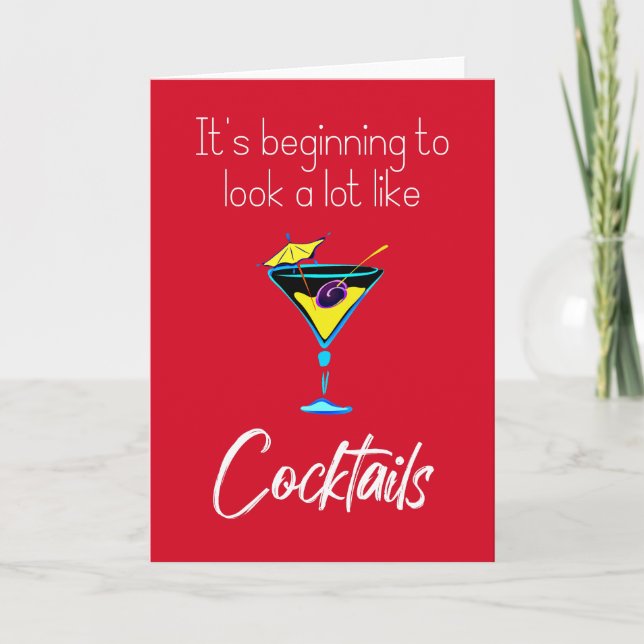 Det börjar se ut som Cocktails Kort (Framsida)