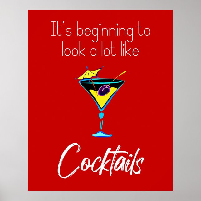 Det börjar se ut som Cocktails Poster (Framsidan)