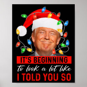 Det börjar se ut som en konstig trump Julafton Poster