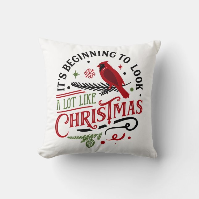 Det börjar se ut som jul kudde (Framsida)