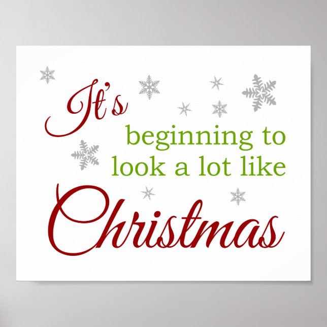 Det börjar se ut som julen Poster (Framsidan)