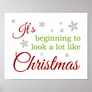Det börjar se ut som julen Poster