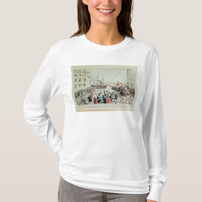 Det Boston Teapartyet, 1846 T-shirt (Framsida)