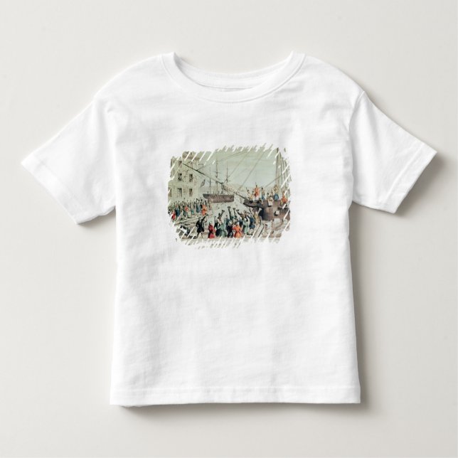 Det Boston Teapartyet, 1846 T-shirt (Framsida)