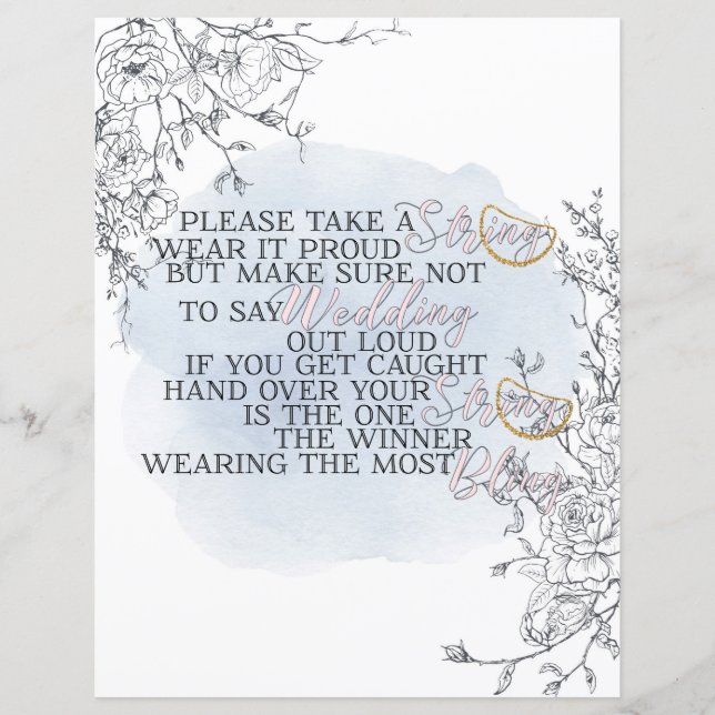 Det botaniska spelet Necklace Game för Möhippa (Framsida)