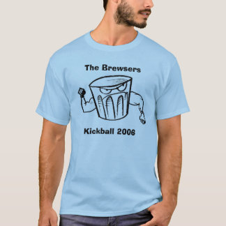 Det Brewsers Kickball laget T-shirt
