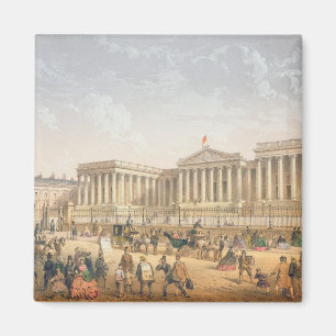 Det brittiska museet, c.1862 (färglithoen) magnet