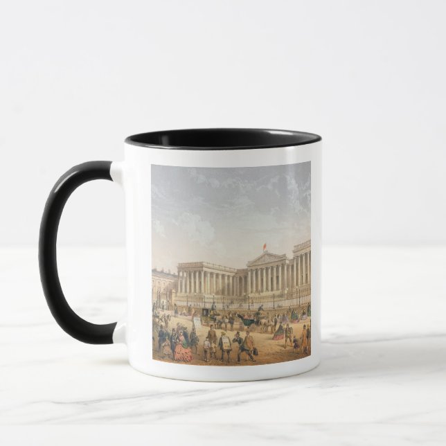 Det brittiska museet, c.1862 (färglithoen) mugg (Vänster)