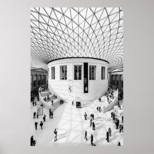 DET BRITTISKA MUSEET, LONDON, UK POSTER