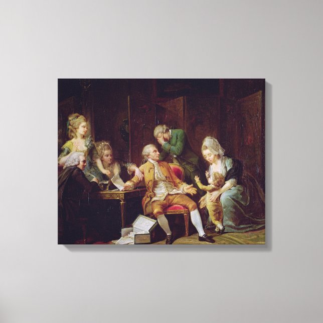 Det brutna kontraktet canvastryck (Framsida)