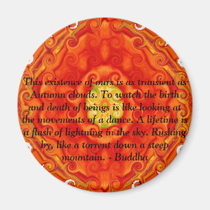 Det Buddha citationstecknet inspirerar Magnet