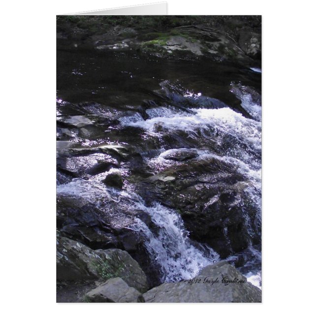 Det Cades Coveberg strömmer OBS Kort (Framsidan)