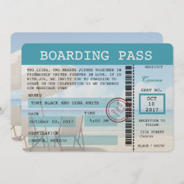 Det Cancun brölloplogiet passerar inbjudan