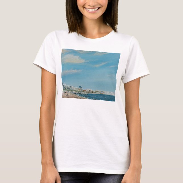 Det Cannes havet beklär 2014 T Shirt (Framsida)