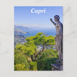 Det Capri berg beskådar Vykort