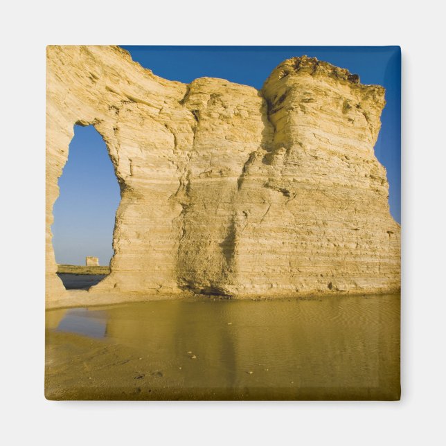 Det centrala hålet i Monument Sten alias Chalk Magnet (Framsidan)