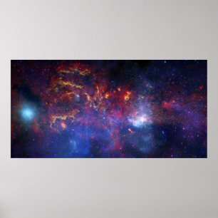 Det centrala området i Milky Way galaxy Poster