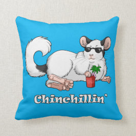 Det Chinchillin kast dämpar 41 cm x 41 cm Kudde
