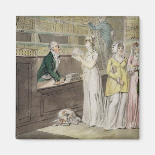 Det cirkulerande bibliotek (skriva och bläck och magnet