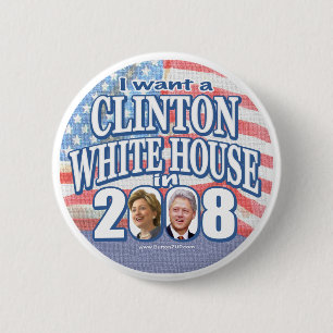 Det Clinton Vita huset knäppas Knapp