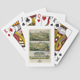 Det Corfe slottet i dess original- påstår, som en Casinokort