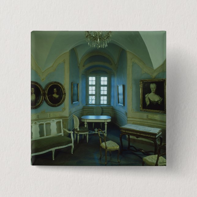 Det Cosel rummet, småstad Stolpen, c.1100 Knapp (Framsida)