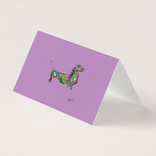 Det Dachshund Magnetiska Kortet Kort