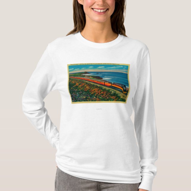 Det dagsljus begränsade tåg på Kalifornien Tee Shirt (Framsida)