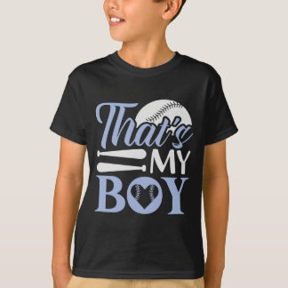 Det Där Är Min Pojk Baseball Mamma Pappa Fan Speld T Shirt