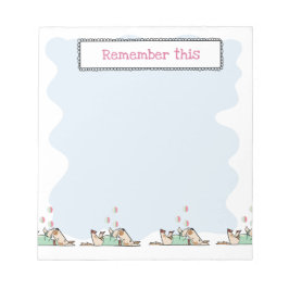 Det där Hund Life Hund Juggling Bollar Blue-Anteck Anteckningsblock