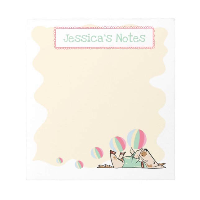 Det där hundlivet Anteckningar Söt hund som jongle Anteckningsblock (Framsida)