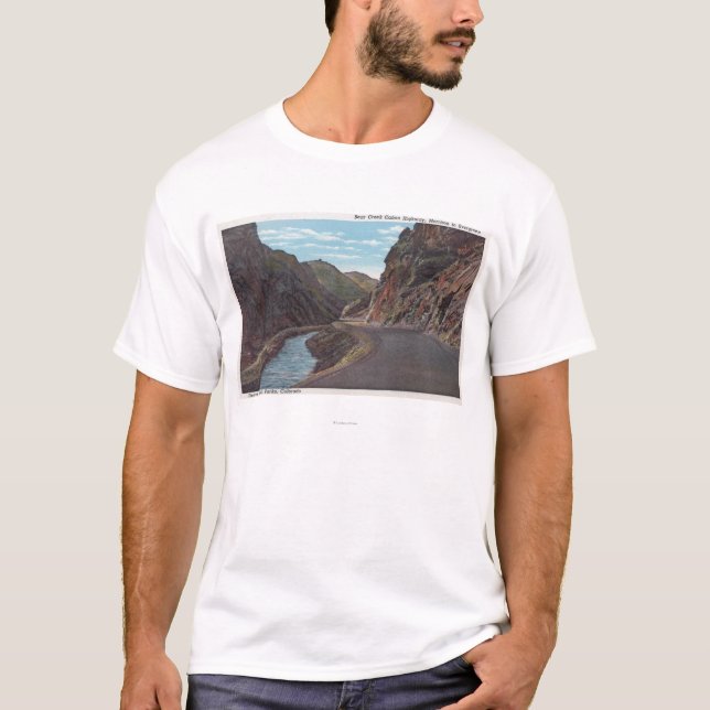 Det Denver berg parkerar, CO - björnbäckkanjon T-shirt (Framsida)