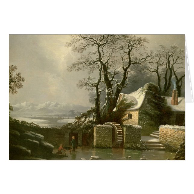 Det djupfryst mal tävlingen hälsningskort (Framsidan Horizontal)