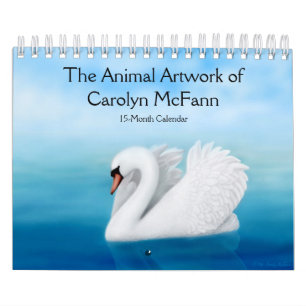 Det djura konstverk av den Carolyn McFann Kalender