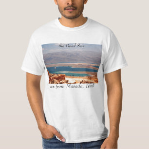 Det döda havet, beskådar från den Masada T-trö Tee
