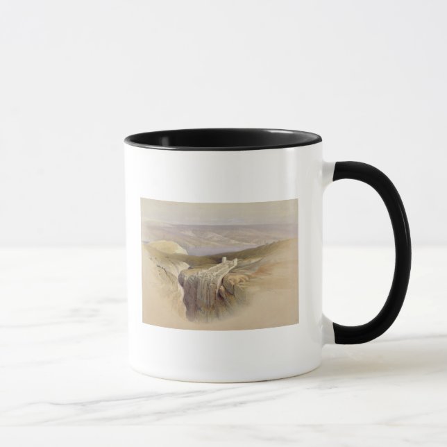 Det döda havet tittar in mot Moab, volym II Mugg (Höger)