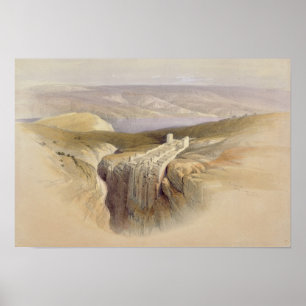 Det döda havet tittar in mot Moab, volym II Poster
