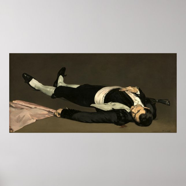 Det döda redskapet - Edouard Manet Fine Art Poster (Framsidan)