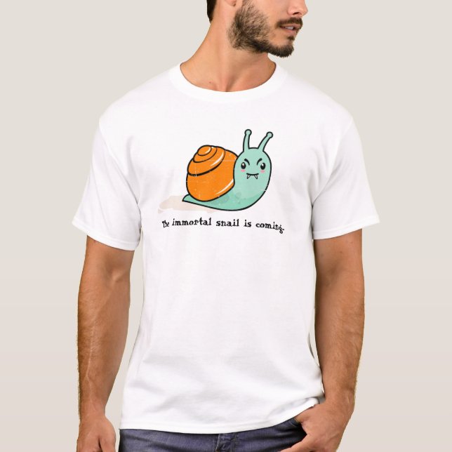 Det dödliga Snigel (Snigel Assassin) T Shirt (Framsida)