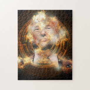 Det Donald Trump 11x14 fotopussel med gåvan boxas