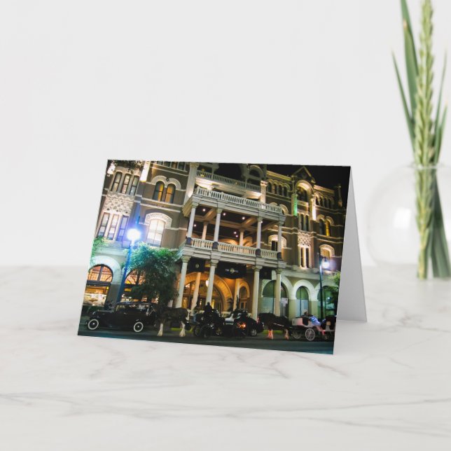 Det Driskill spökade hotellet Austin Texas Kort (Framsida)