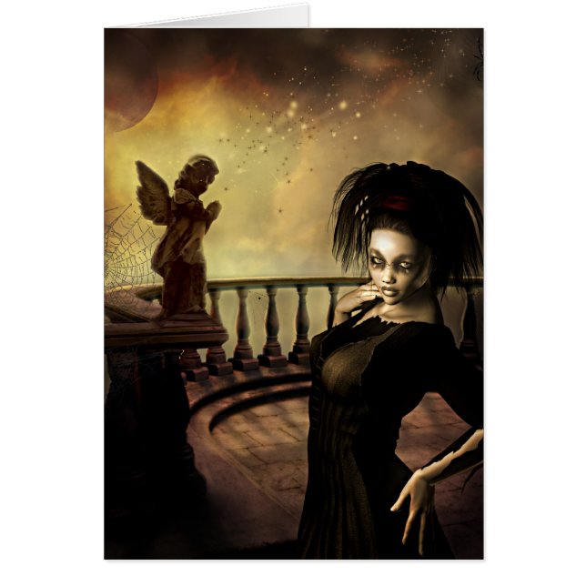 Det dröm- Mage trycket Hälsningskort (Framsidan)